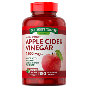 코스트코 <b>네이처스트루</b> 유기농 애플 사이다 비니거 1200mg 180정 NON-GMO 대용량