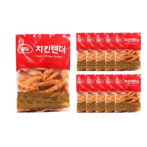 사세 사세 치킨텐더 1kg /냉동 한박스 (1kg x 10ea)-아이스박스무료