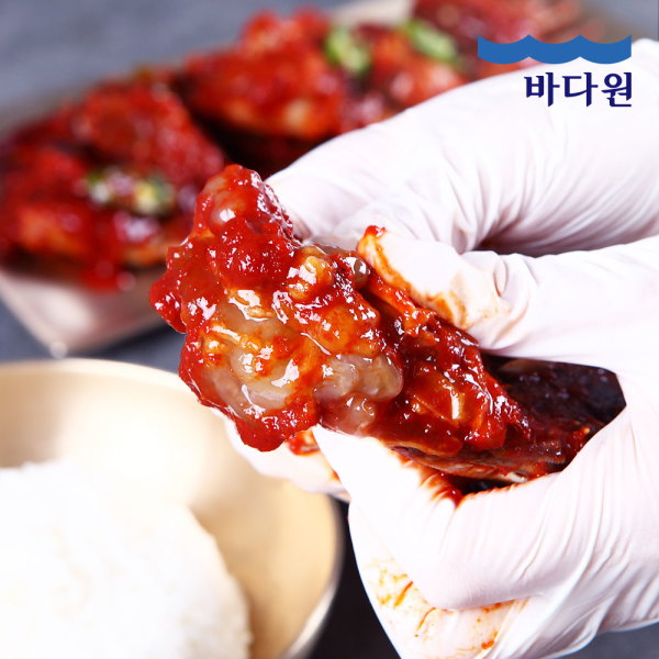 국산 꽃게를 사용한 간장게장 제품 이미지