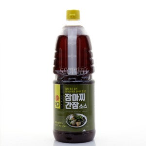 몽고식품 마산몽고 몽고 장아찌 간장소스 1800ml X 8개 1box/무료배송/끓일 필요없이 붓기만 하면 장아찌 완성
