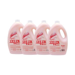 피죤 피죤 핑크로즈 섬유유연제 3.1L x 4개