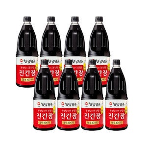 청정원 청정원 햇살담은 두번달여 더 진한 진간장 1.7Lx8개 1박스