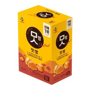 CJ제일제당 CJ 기묘한수퍼 식사대용 맛밤42gx10입 저온숙성 촉촉함 <b>운동전후</b> 술안주