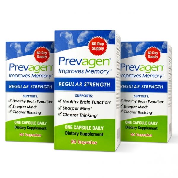 Prevagen <b>프리</b>바겐 레귤러 스트렝스 10mg 60캡슐 3팩