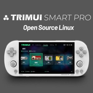 TRIMUI SMART PRO 휴대용 레트로 게임기 4.96 인치 IPS 스크린 게임 콘솔 본체+256G
