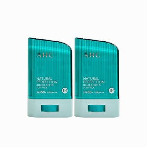 AHC AHC 내추럴 퍼펙션 더블 쉴드 선스틱 22g (초록) 2개