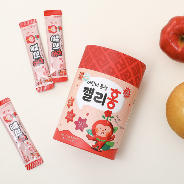 <b>나눔</b>푸드 어린이<b>홍삼</b> 젤리홍 <b>홍삼</b>스틱 15g 30포