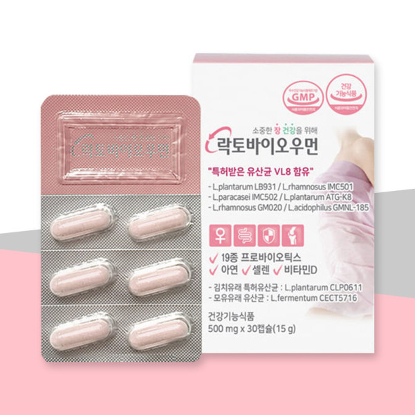 <b>씨에이치헬스바이오</b> 닥터 락토바이오우먼 30캡슐 여성유산균