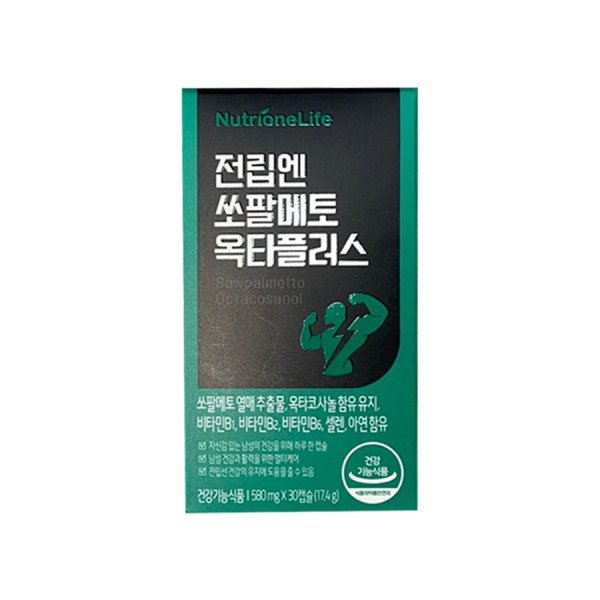 <b>뉴트리원라이프</b> 뉴트리원 <b>전립엔 쏘팔메토 옥타플러스</b> 580mg x 30캡슐