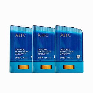 AHC AHC 내추럴 퍼펙션 더블 쉴드 선스틱 14g (파랑) 3개