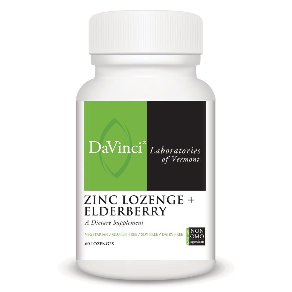 DaVinci Laboratories 다빈치 래버러토리스 <b>징크 로젠지</b> 엘더베리 60 로젠지