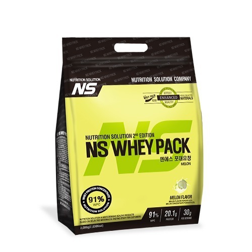 뉴빅 NS WHEY PACK NS 포대유청 WPC 메론맛 , 2kg, 1개