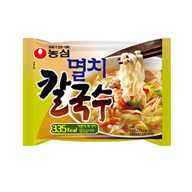농심멸치칼국수 멸치 칼국수, 98g, 5개
