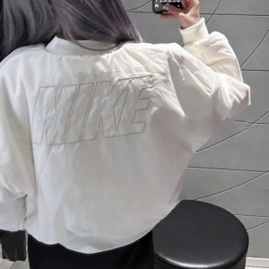 나이키 인조 퍼 리버시블 여성 양면 플리스 후리스 집업 자켓 FB8693-133