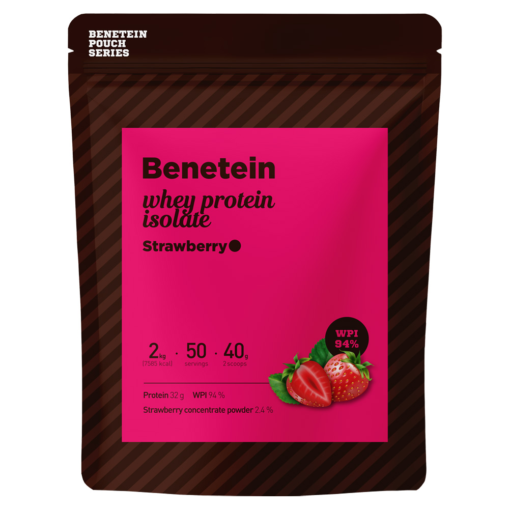 이선 베네틴 포대유청 프로틴 쉐이크 WPI 딸기맛 , 2kg, 1개