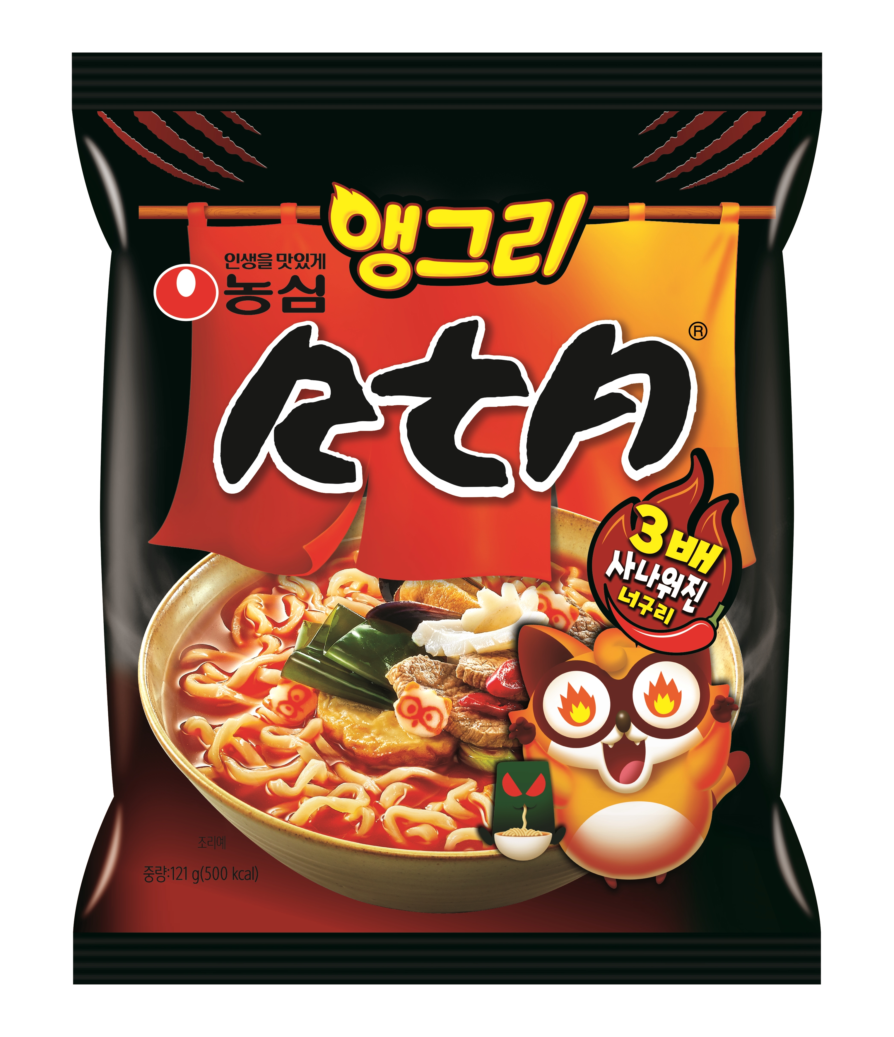 Nongshim Angry RTA Neoguri, 121g, 5pcs