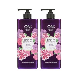 [기타] 온더바디 바디워시 퍼퓸 해피 바디샴푸 900g 2개 대용량