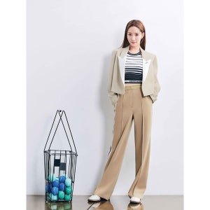 [에고이스트]  사이드 배색 와이드 트랙 팬츠 EN2WP361