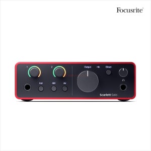 Focusrite Scarlett Solo 4th Gen 포커스라이트 스칼렛 솔로 4세대 USB 오디오인터페이스