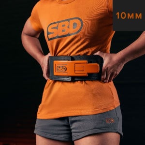 SBD 포지 10mm 레버 벨트 오렌지
