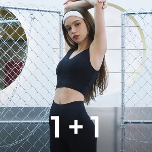 스포츠노와이어브라 익스트림맥스업 필라테스탱크탑 브라탑 1+1 롱