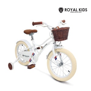 로얄키즈 클래식 퓨어화이트 14 알루미늄 어린이자전거