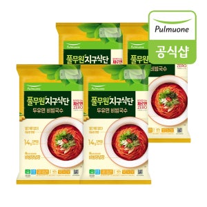 풀무원 식물성지구식단 Silky두유면비빔국수 2인분(423g) x 4봉