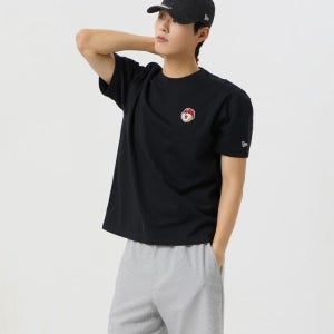 [골든베어] (NEWERA) Victory Bear 1/2 Sleeves T-shirt_G4TAM25511BKX