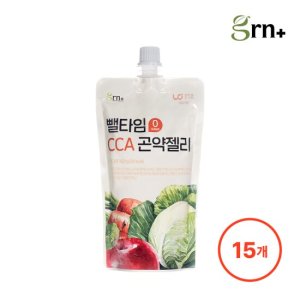 GRN 저칼로리 제로슈가 뺄타임 CCA 곤약젤리 (15개입)
