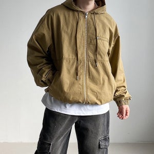 팀버 워크 숏 후드 자켓