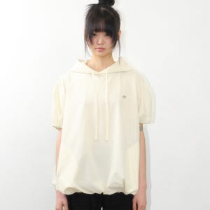 [아메스 월드와이드] OVERFIT WRINKLE SHORTSLEEVE HOODIE YELLOW AM2FSUW390AYE