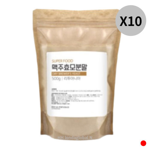 <b>더리얼 맥주효모</b> 리투아니아 독일 분말 가루 500g X10