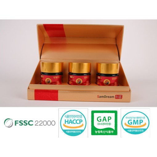 [<b>삼드림</b>] 국내산 홍삼 100% 홍삼농축액 100gX3병  3개