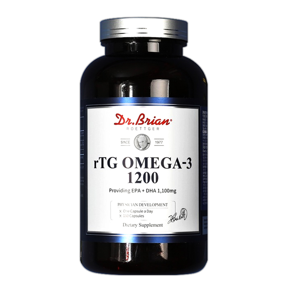 타이거아울렛 미국 알티지 rTG <b>오메가3</b> 1200 x 180캡슐 6개월분 비타민D 비타민E 엔초비 멸치 혈행건강  1개  180정