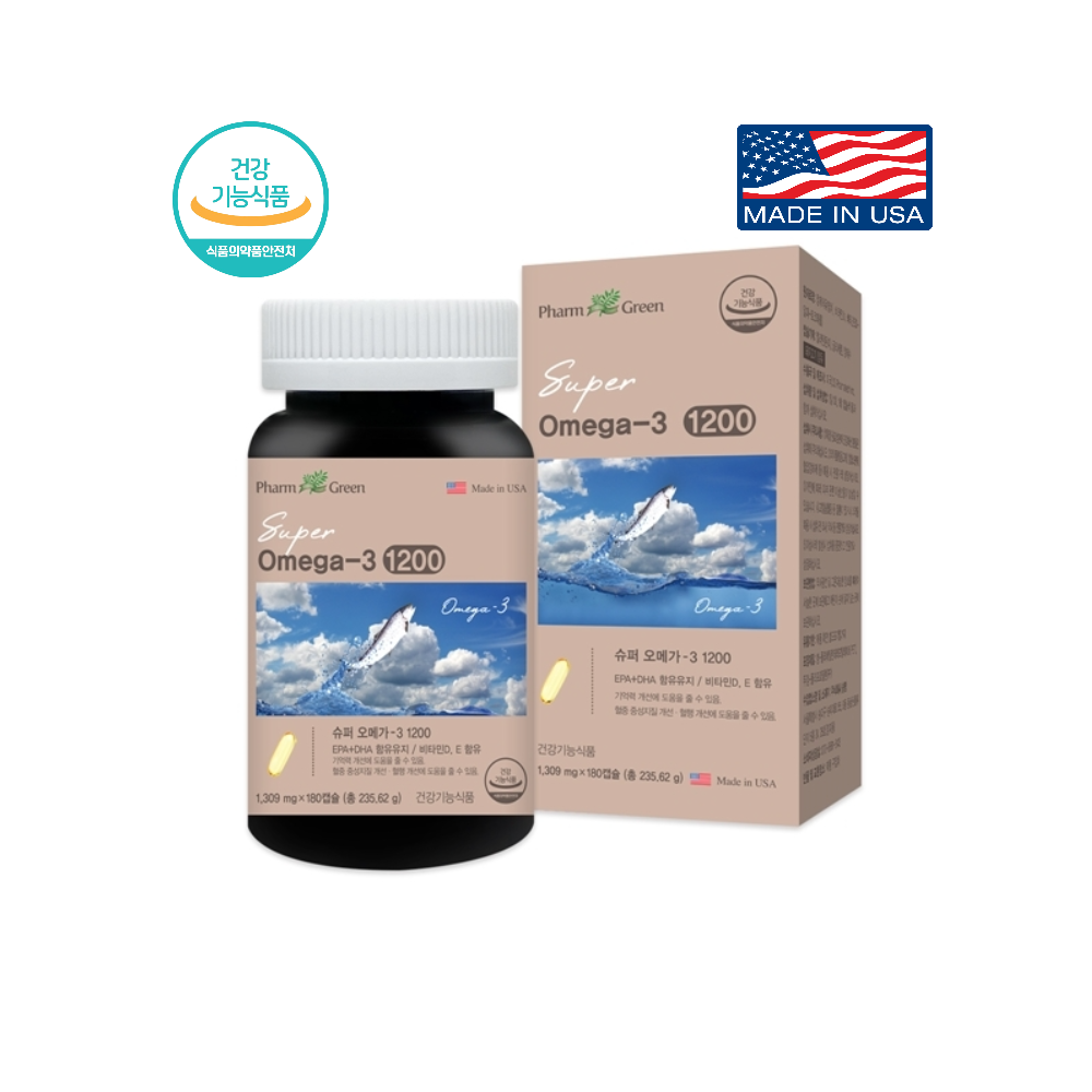 알티지 <b>오메가3</b> 180캡슐 6개월분  1개  180정