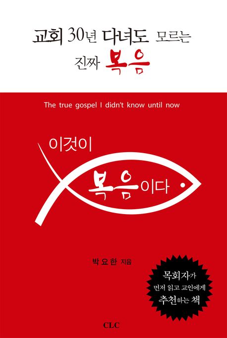이것이 복음이다 (교회 30년 다녀도 모르는 진짜 복음)