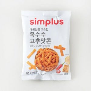 simplus 옥수수고추맛콘 125G