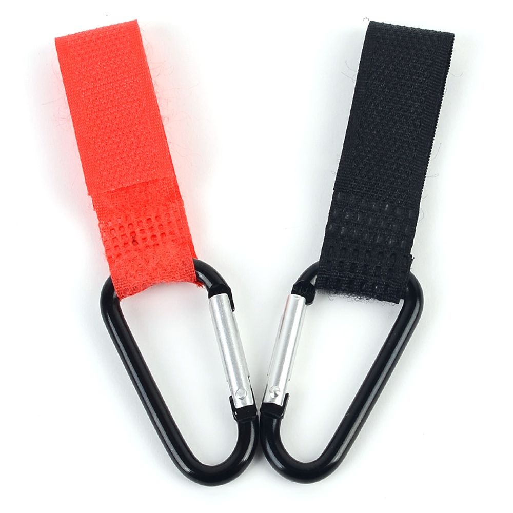 조이샵 다용도 비너형 탈부착 걸이 연결고리 찍찍이걸이 캠핑 유모차