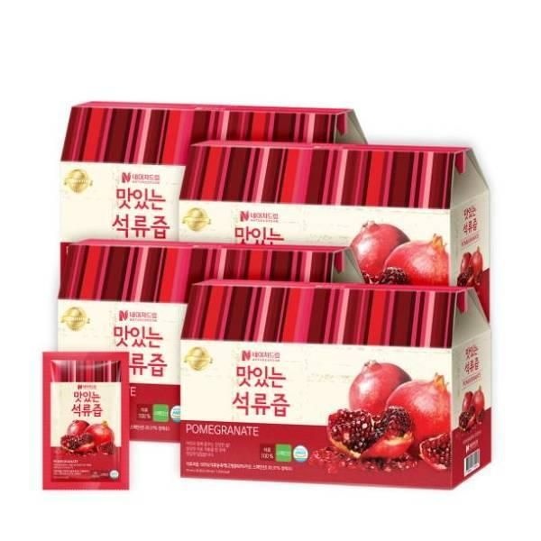 맛있는 석류즙 30포 x 5박스 | <b>네이처드림</b> | <b>피부</b>미용 여성건강 갱년기 콜라겐 비타민