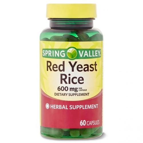 <b>스프링 밸리</b> 레드 이스트 라이스 캡슐 600mg 60정