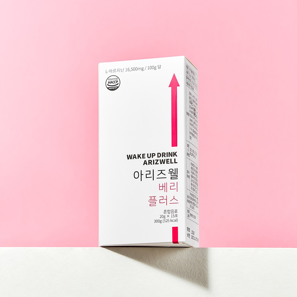 [<b>아리즈웰</b> 베리 플러스 15포] 1포당 L-<b>아르지닌</b> 3 300mg  1개  15포