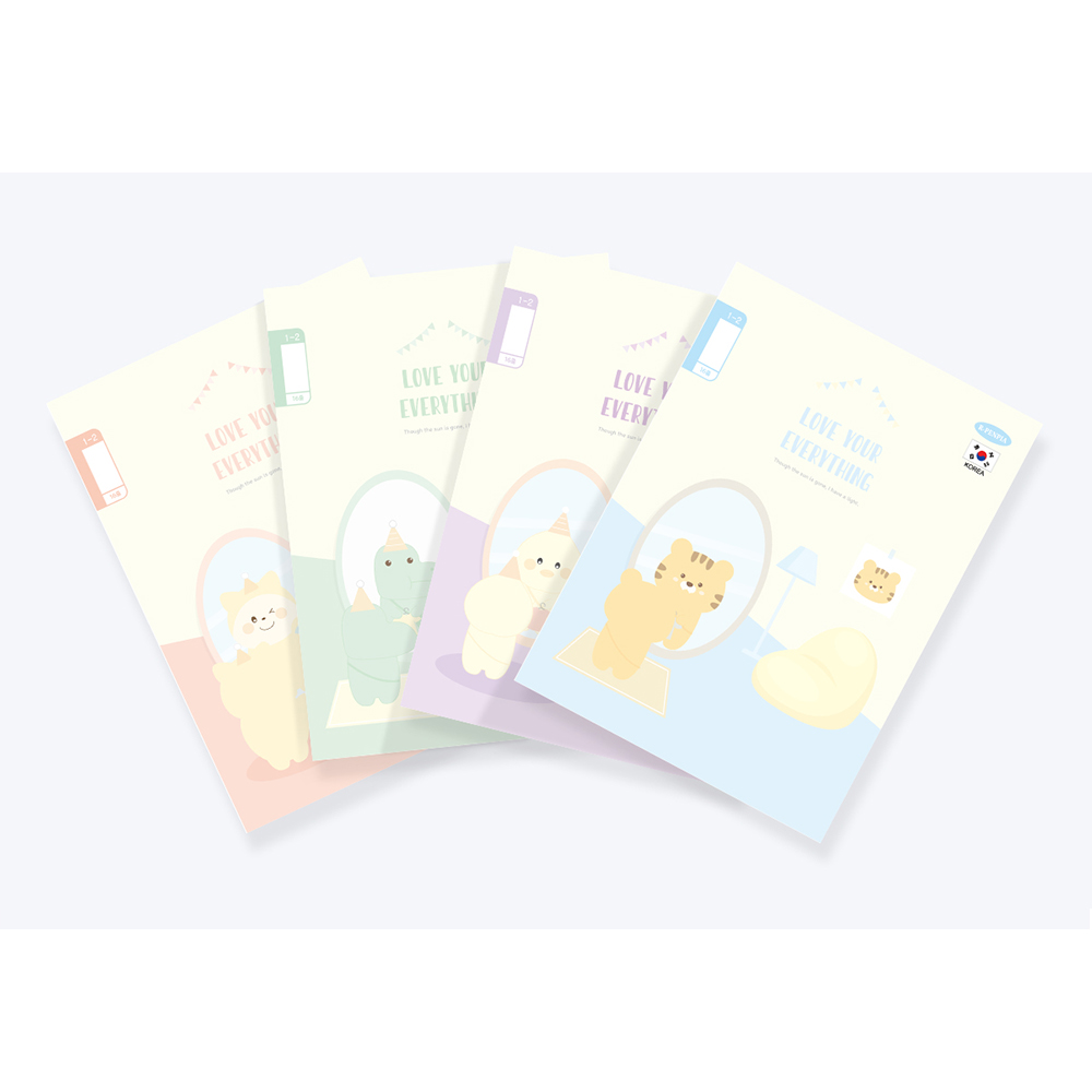 초등 3-6 무제 노트 10권  4세트  랜덤(10권 <b>동일</b>디자인)