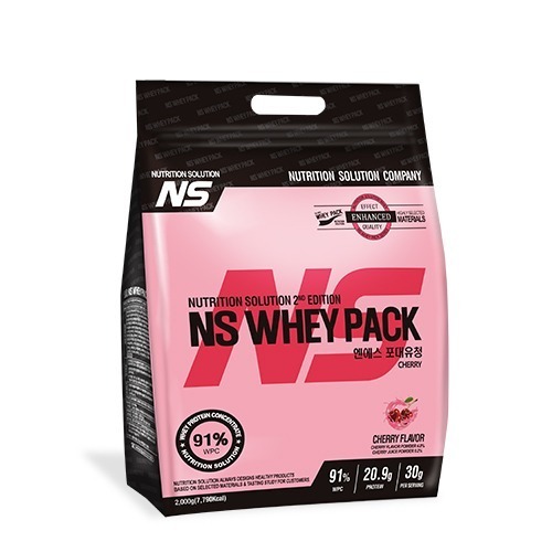 뉴빅 NS WHEY PACK NS 포대유청 WPC 체리맛 , 2kg, 1개
