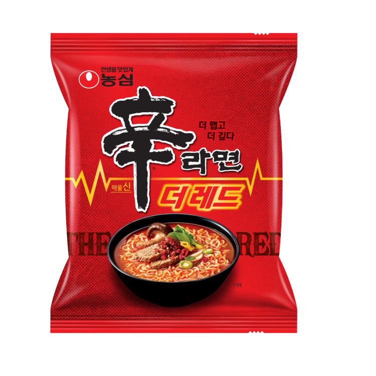 신라면 더 레드 125g, 32개, (4개입 X 8팩 X 1박스) (26,370원) (무료)