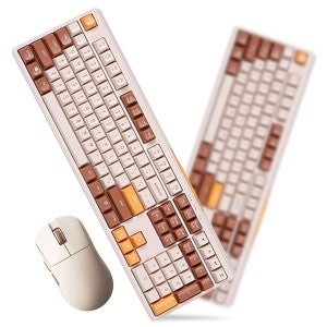몬스타 가츠 X108 SE 키보드 마우스 세트 (오트밀아몬드)