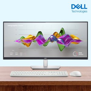 델 DELL P3424WE USB-C 허브 86cm 와이드 커브드 컴퓨터 모니터 무료안전포장