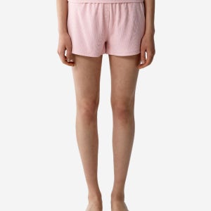 모달 팬츠 리브드 숏