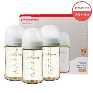 더블하트 (현대Hmall)더블하트 모유실감 3세대 PPSU 모먼트 240ml 트리플팩 (노꼭지)