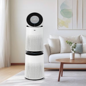 [N Pay 카드혜택가 67만원대] LG 퓨리케어 360 공기청정기 AS285DWWC 28평형