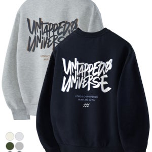 [언탭트 스튜디오] 유니버스 오버랩 스웨트 오버핏 맨투맨 6Color IDJ161